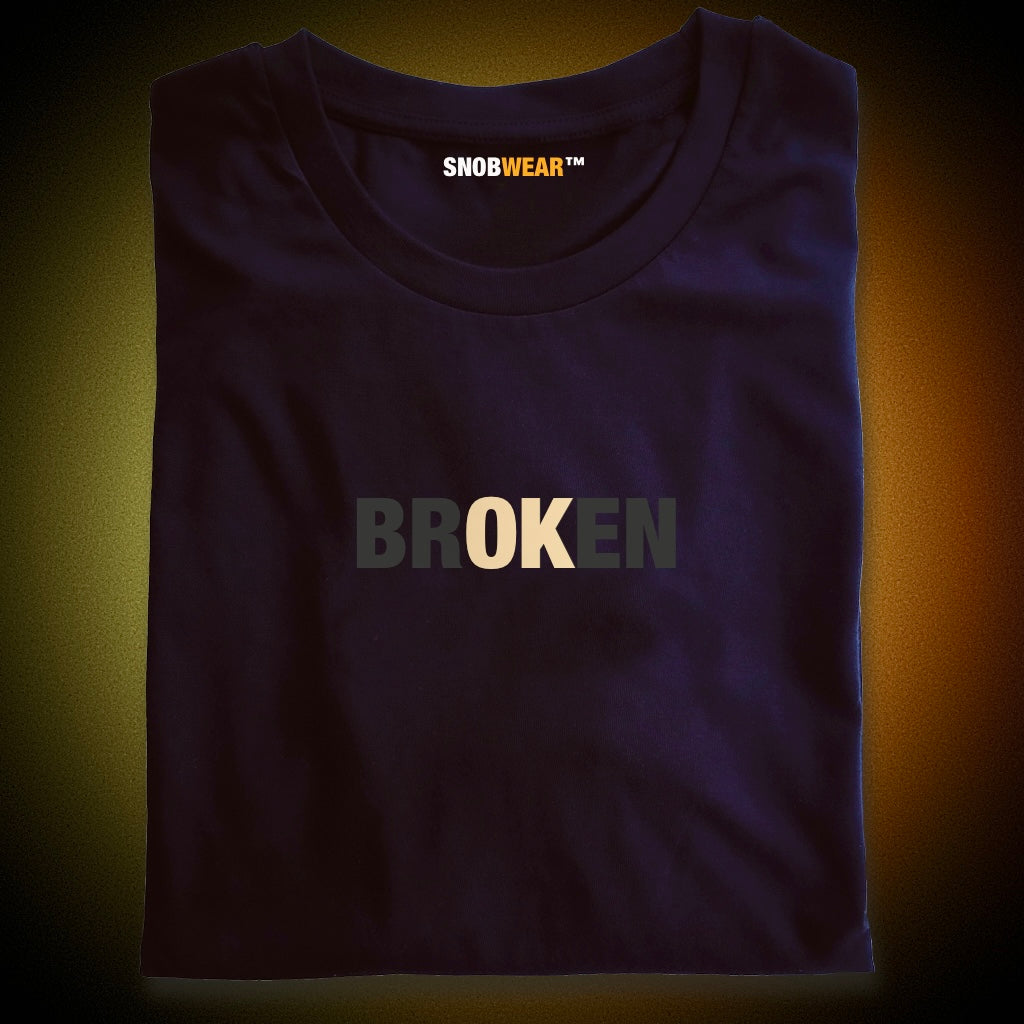 BROKEN Statement Shirt with Hidden OK