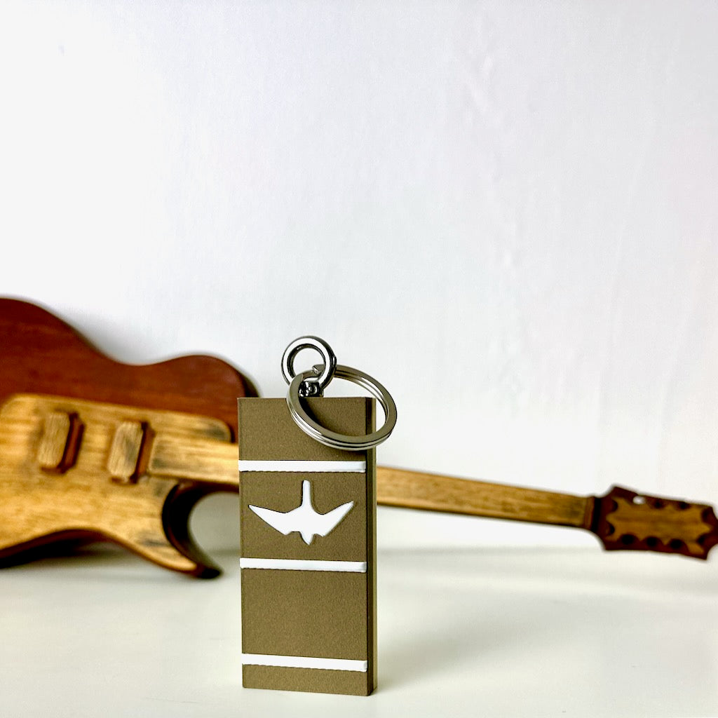Gift For Guitarists, Carlos Guitar Keychain