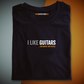Gift for Guitarists Guitar shirt “I Like Guitars (And Maybe Two People)”