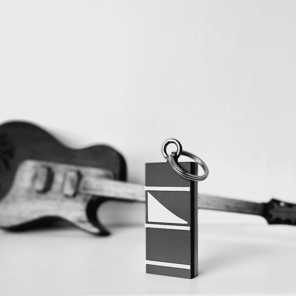 Gift For Guitarists, Grover Guitar Keychain